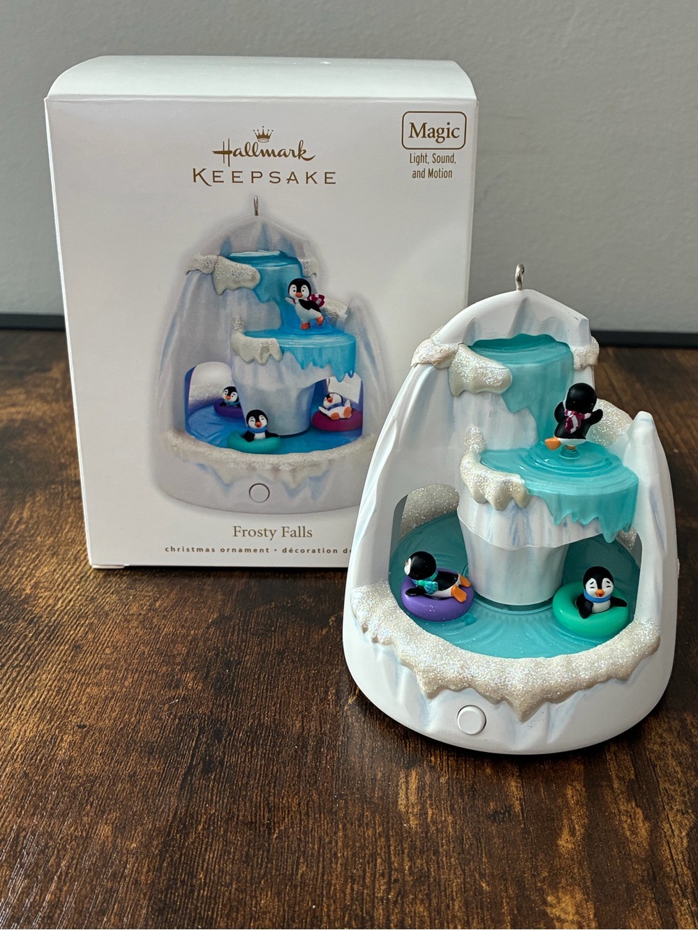 Hallmark 2010 Frosty Falls Magic Christmas Ornament NIB